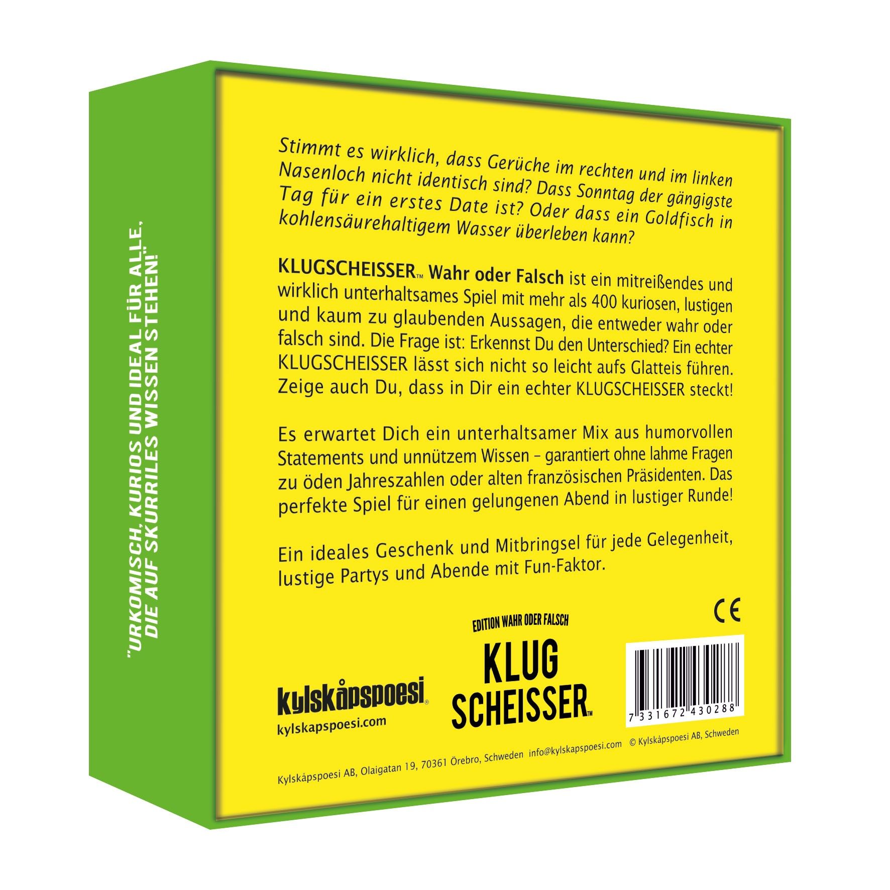KYL43028 Klugscheisser – Wahr oder Falsch Edition 2