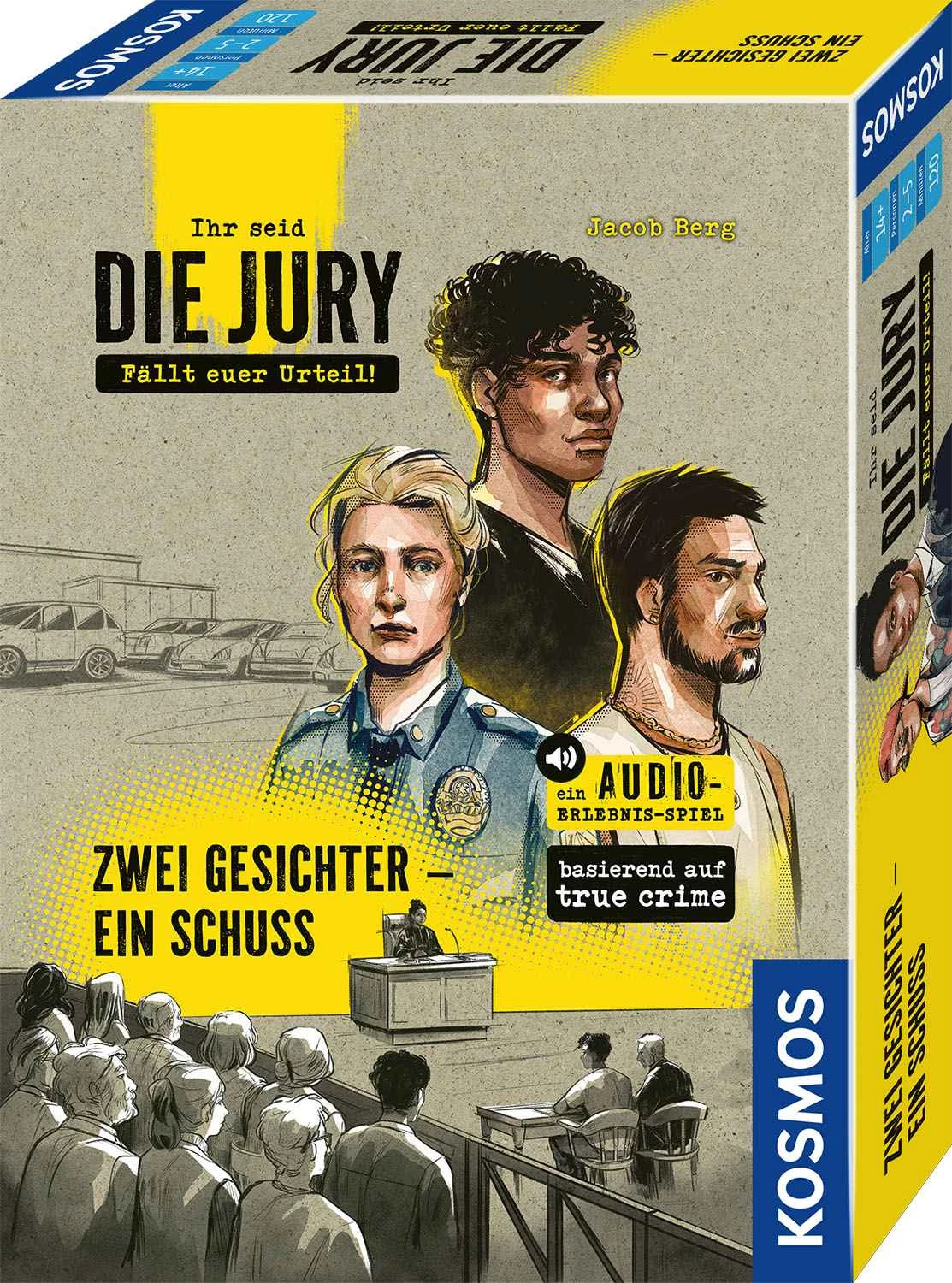 4002051685041 KOSMOS Ihr seid die Jury: Zwei Gesichter – ein Schuss, Krimispiel 0