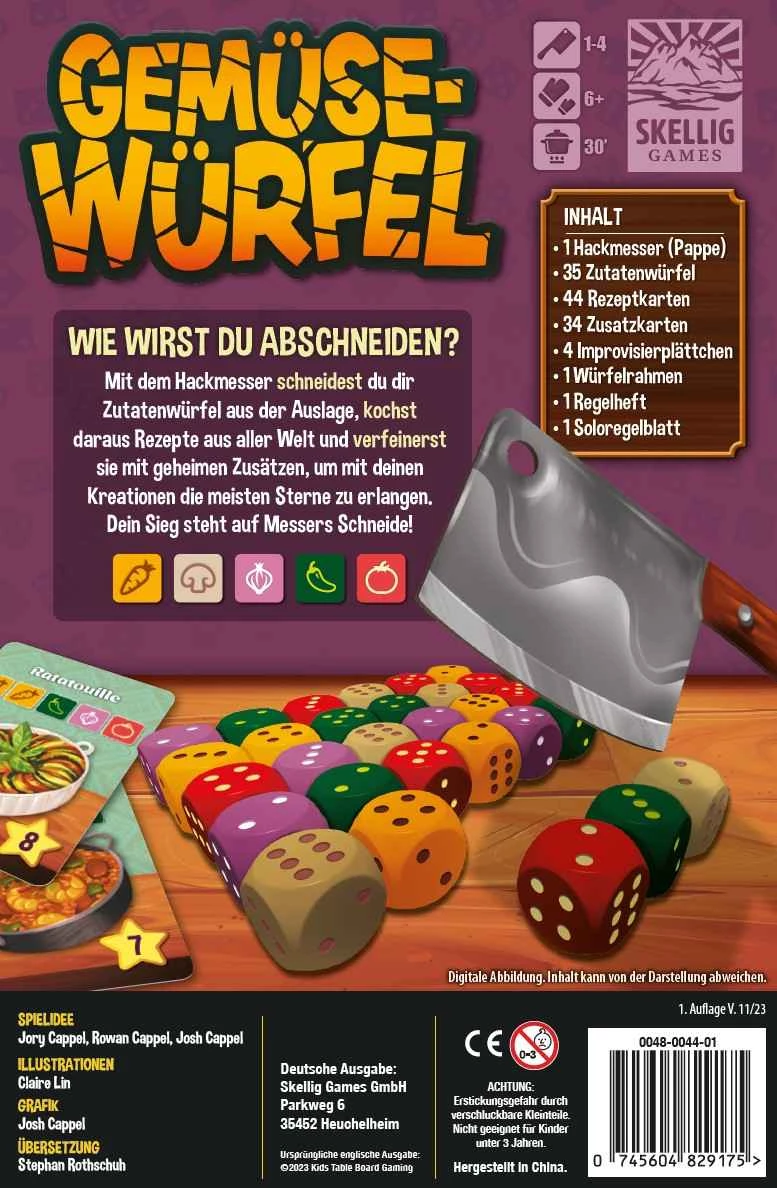 745604829175 Gemüsewürfel – Würfelspiel von Skellig Games 2