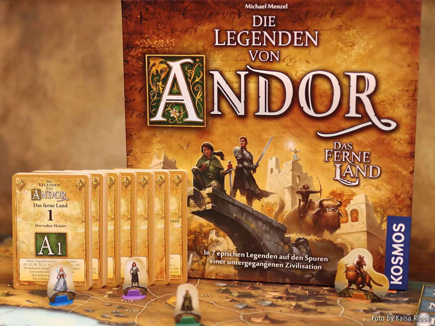 4002051685256 Die Legenden von Andor – Das ferne Land, kooperatives Brettspiel von KOSMOS 3