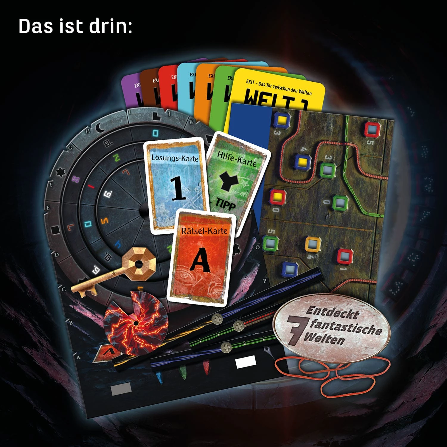 4002051695231 KOSMOS EXIT – Das Spiel: Das Tor zwischen den Welten, Rätselspiel 2