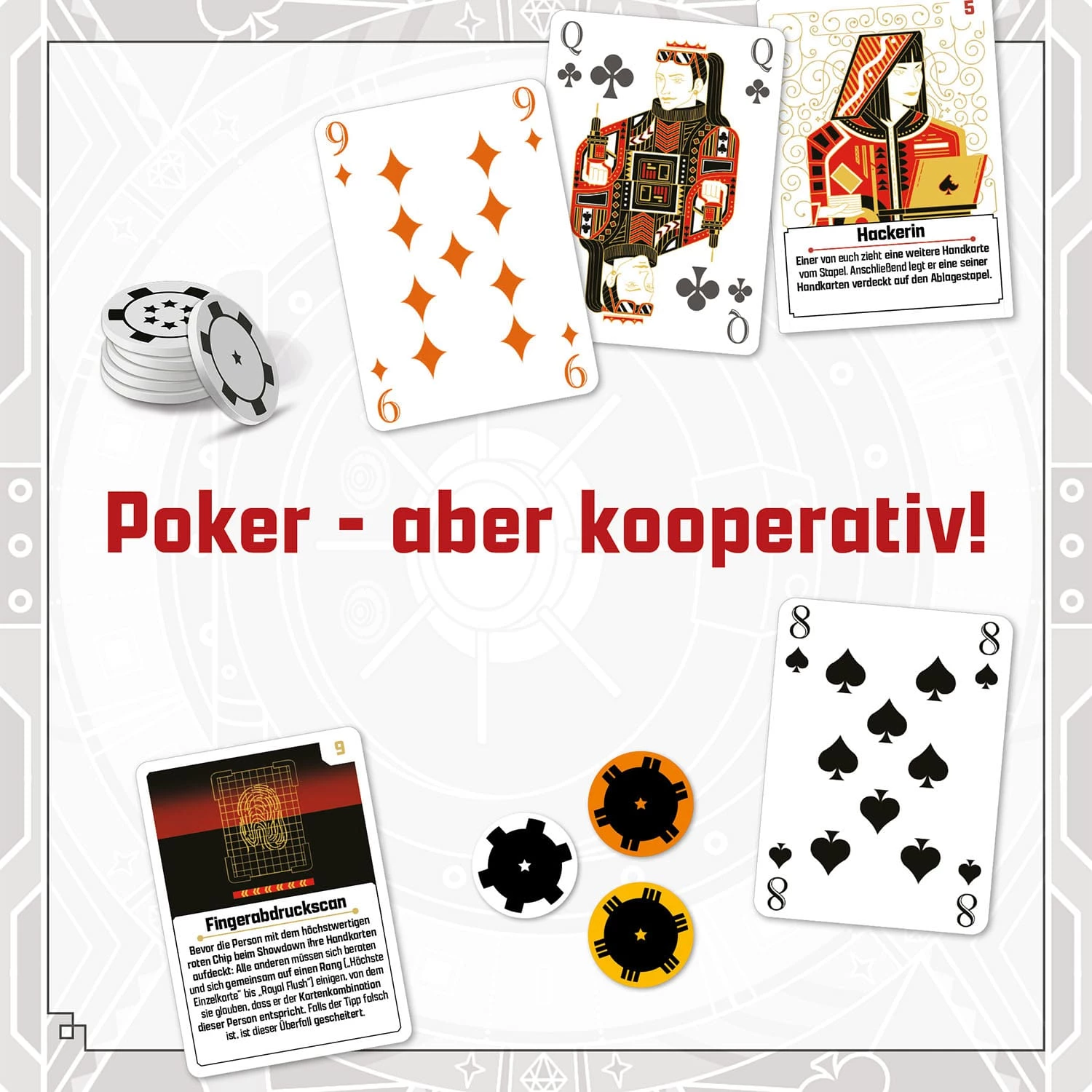 4002051683887 KOSMOS The Gang – kooperatives Poker-Kartenspiel für 3–6 Personen 2
