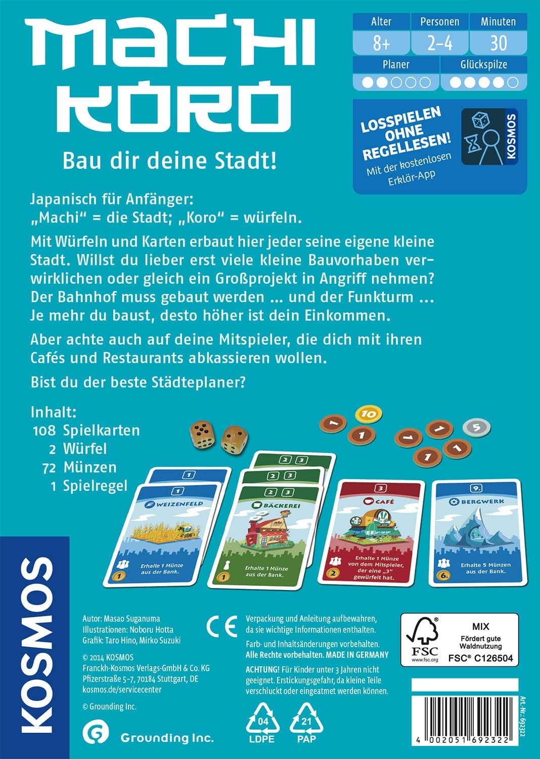 FKS6923220 Machi Koro – Bau dir deine Stadt! 2