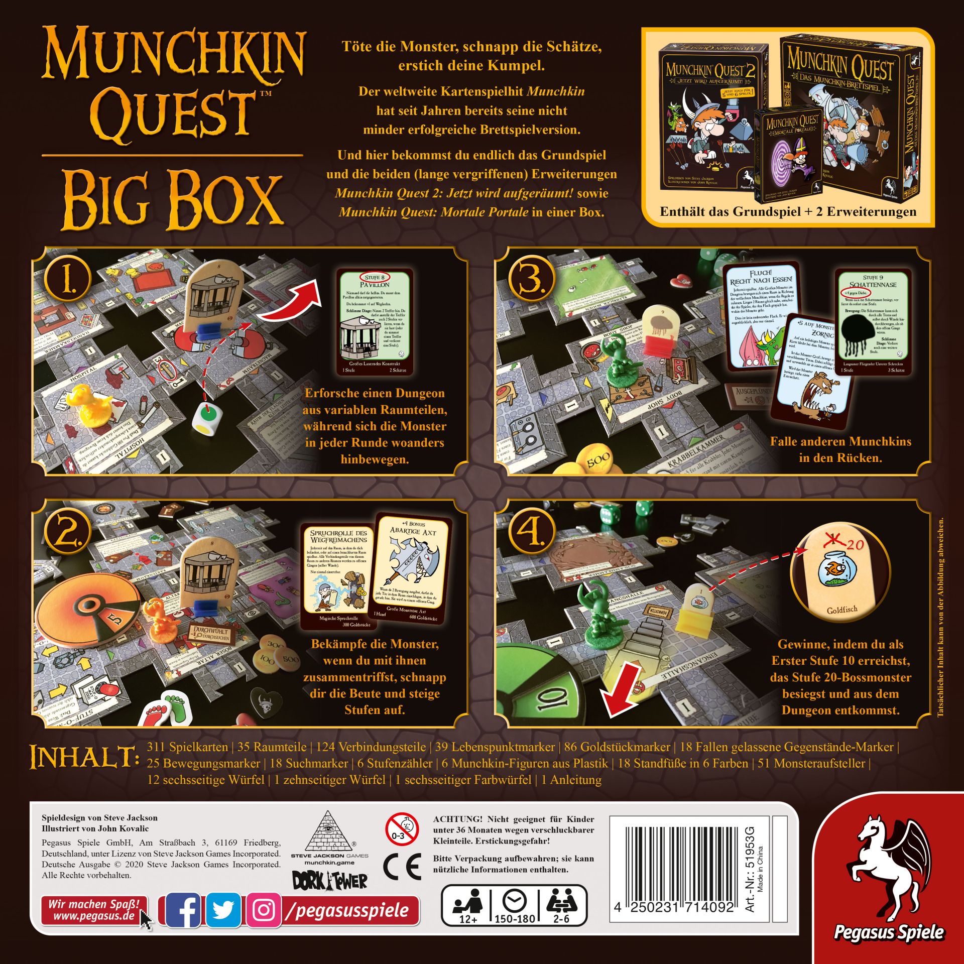 51953G Munchkin Quest Big Box 4