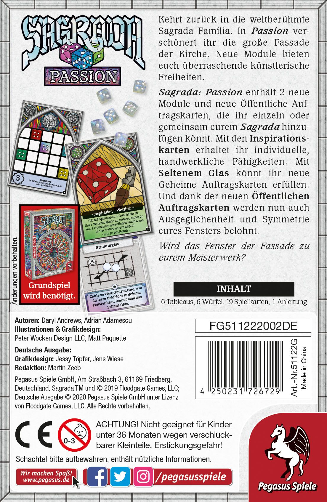 51122G Sagrada: Passion [Erweiterung] 4