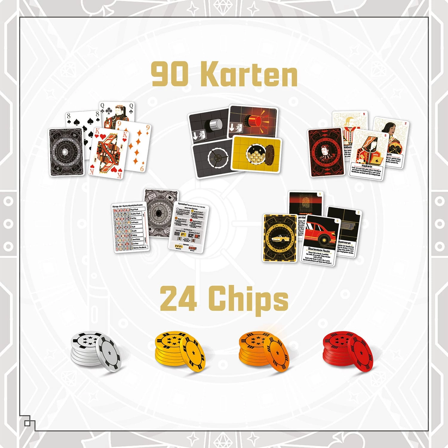 4002051683887 KOSMOS The Gang – kooperatives Poker-Kartenspiel für 3–6 Personen 1
