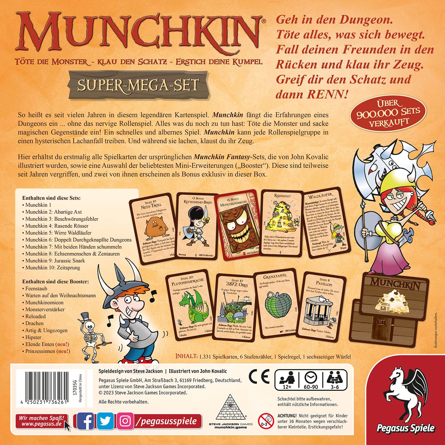 17035G Munchkin Fantasy Super-Mega-Set 4