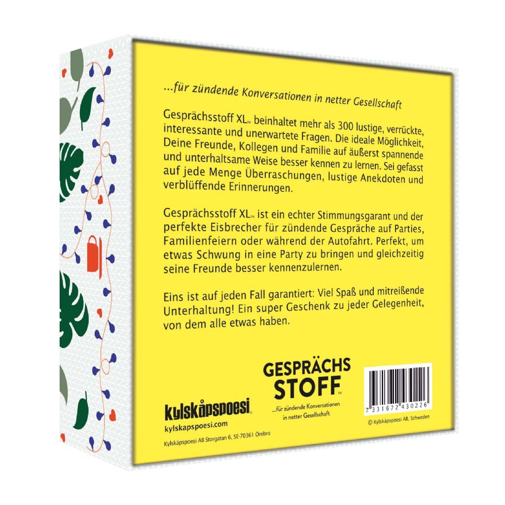 KYL43022 Gesprächsstoff XL – für zündende Konversationen in netter Gesellschaft 2