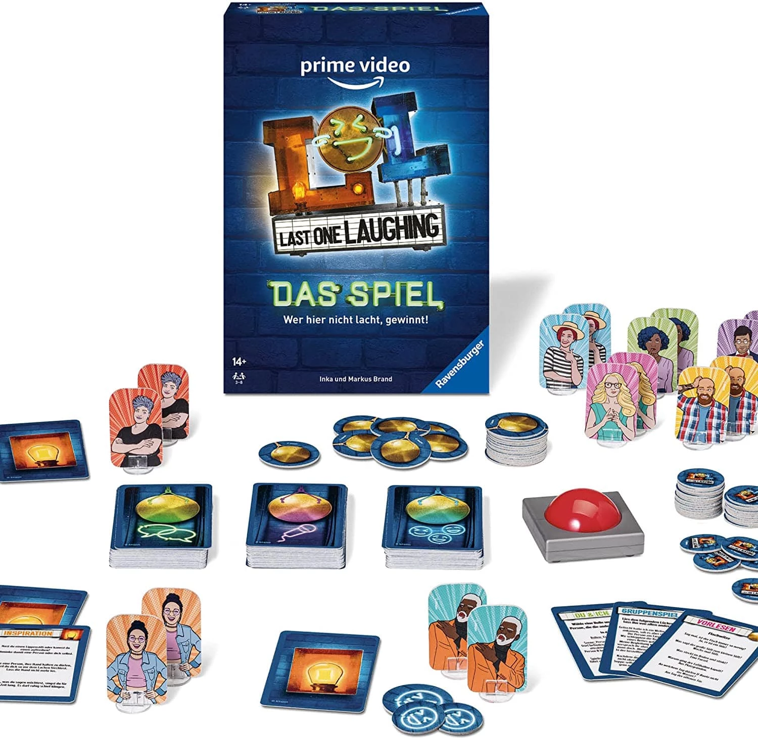 4005556275243 Ravensburger Last One Laughing – Das Spiel, Partyspiel für 3–8 Personen 1