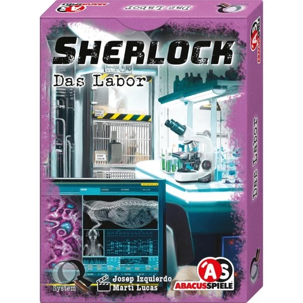 4011898481969 ABACUSSPIELE Sherlock – Das Labor, kooperatives Krimi-Kartenspiel 0