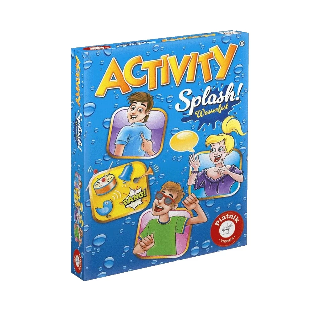 9001890672095 Piatnik Activity Splash – wasserfestes Party-Kartenspiel 0
