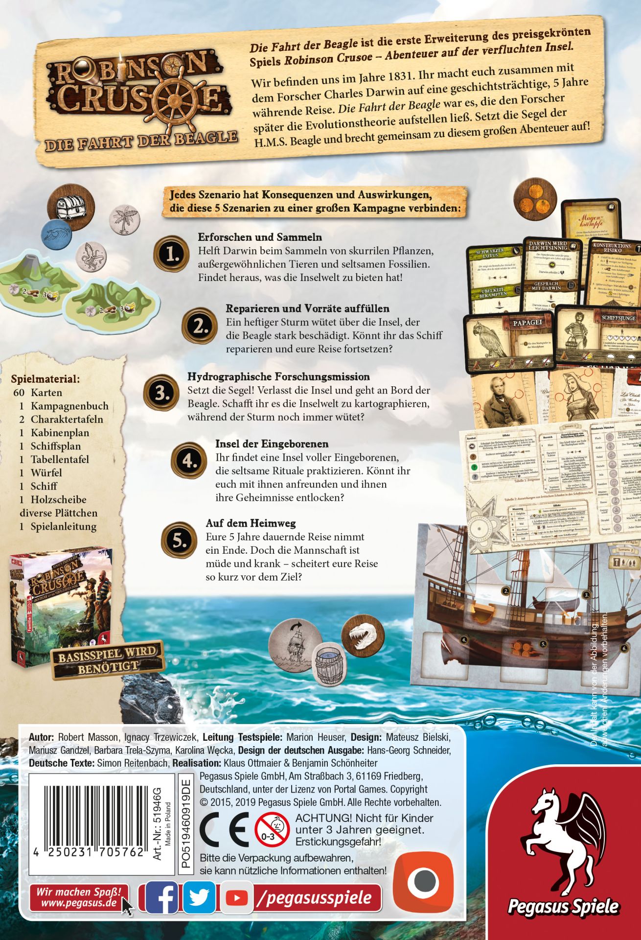 51946G Robinson Crusoe: Die Fahrt der Beagle [Erweiterung] 4