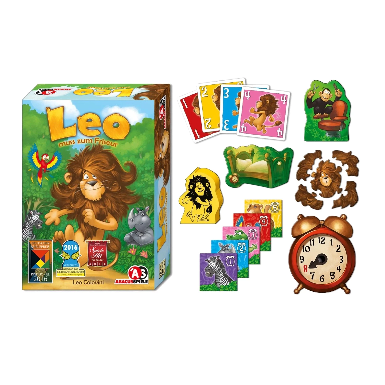 4011898041613 Leo muss zum Friseur – kooperatives Kinderspiel von ABACUSSPIELE 2