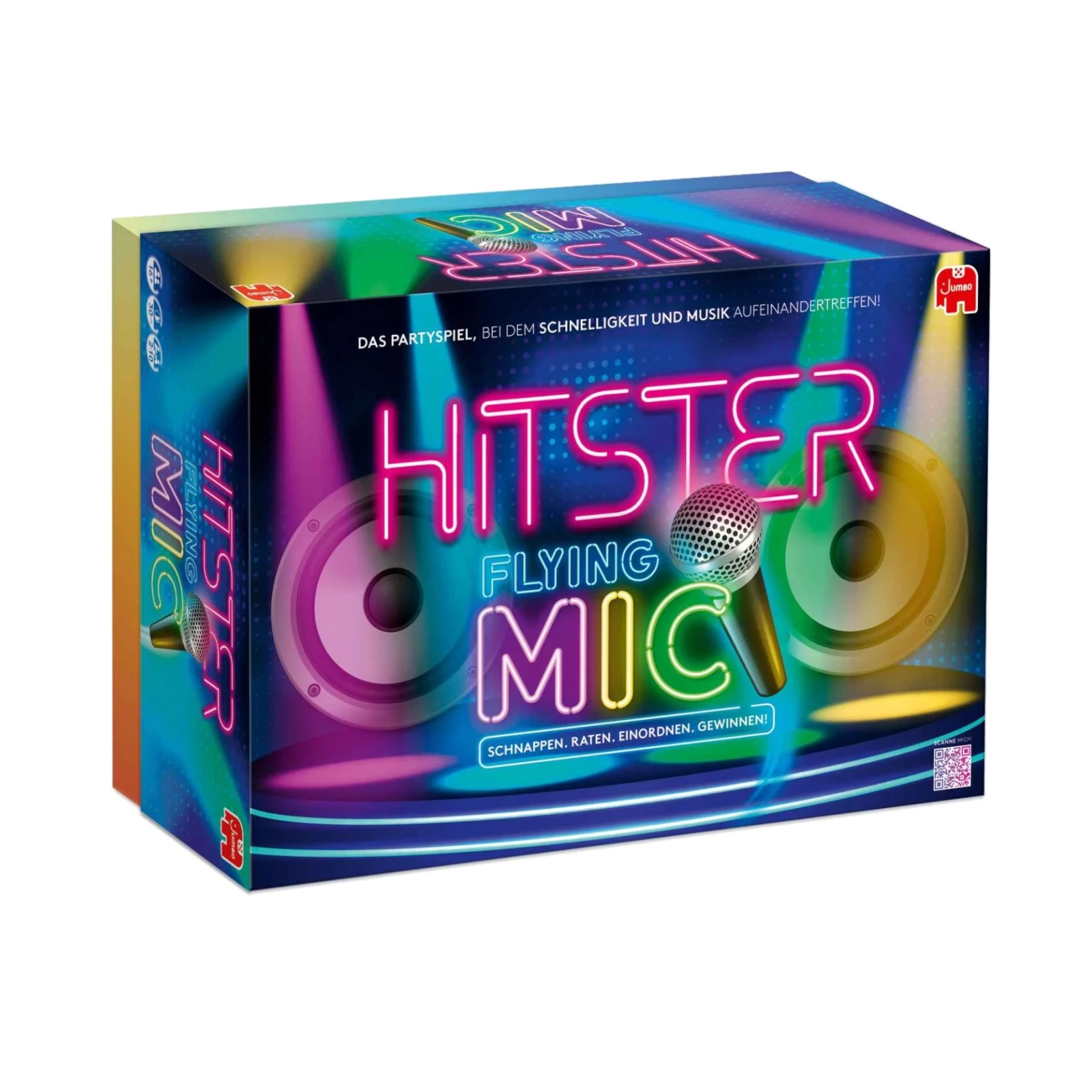 8721017608530 Hitster Flying Mic – Musik-Partyspiel von Jumbo Spiele 0