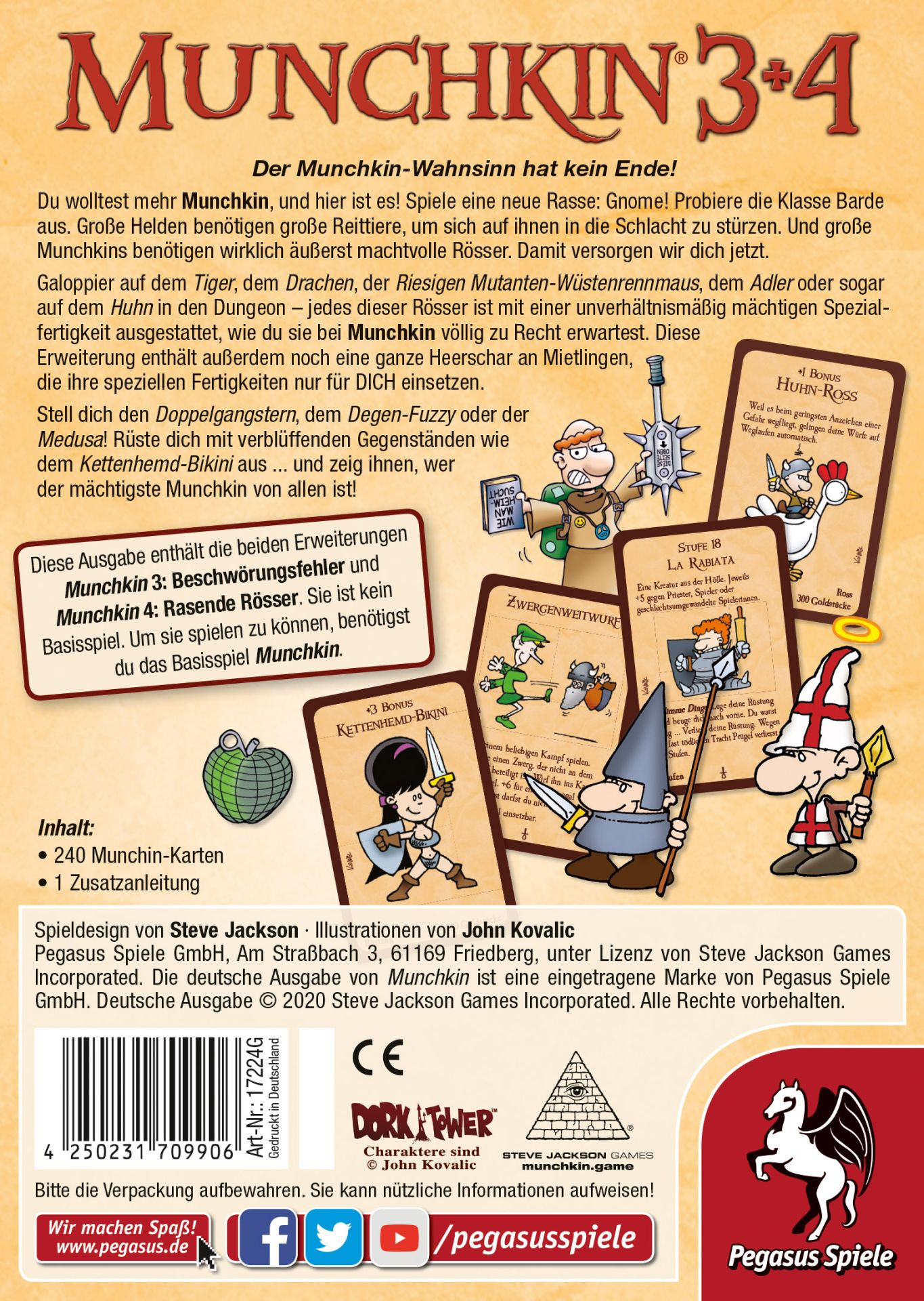17224G Munchkin 3+4 [Erweiterung] 4