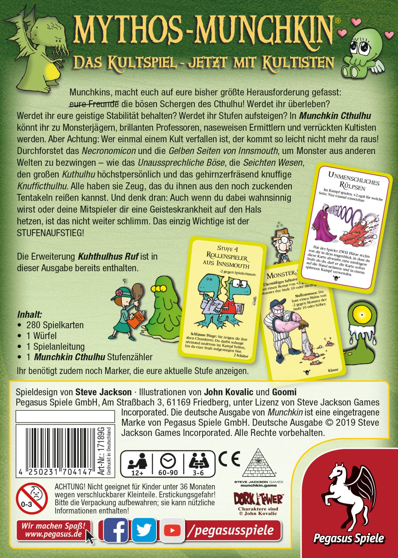 17189G Munchkin Cthulhu 1+2 4
