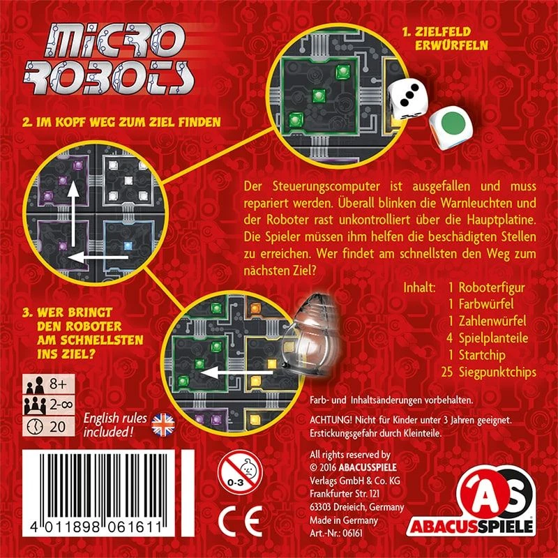 4011898061611 Micro Robots – Knobelspiel von ABACUSSPIELE 2