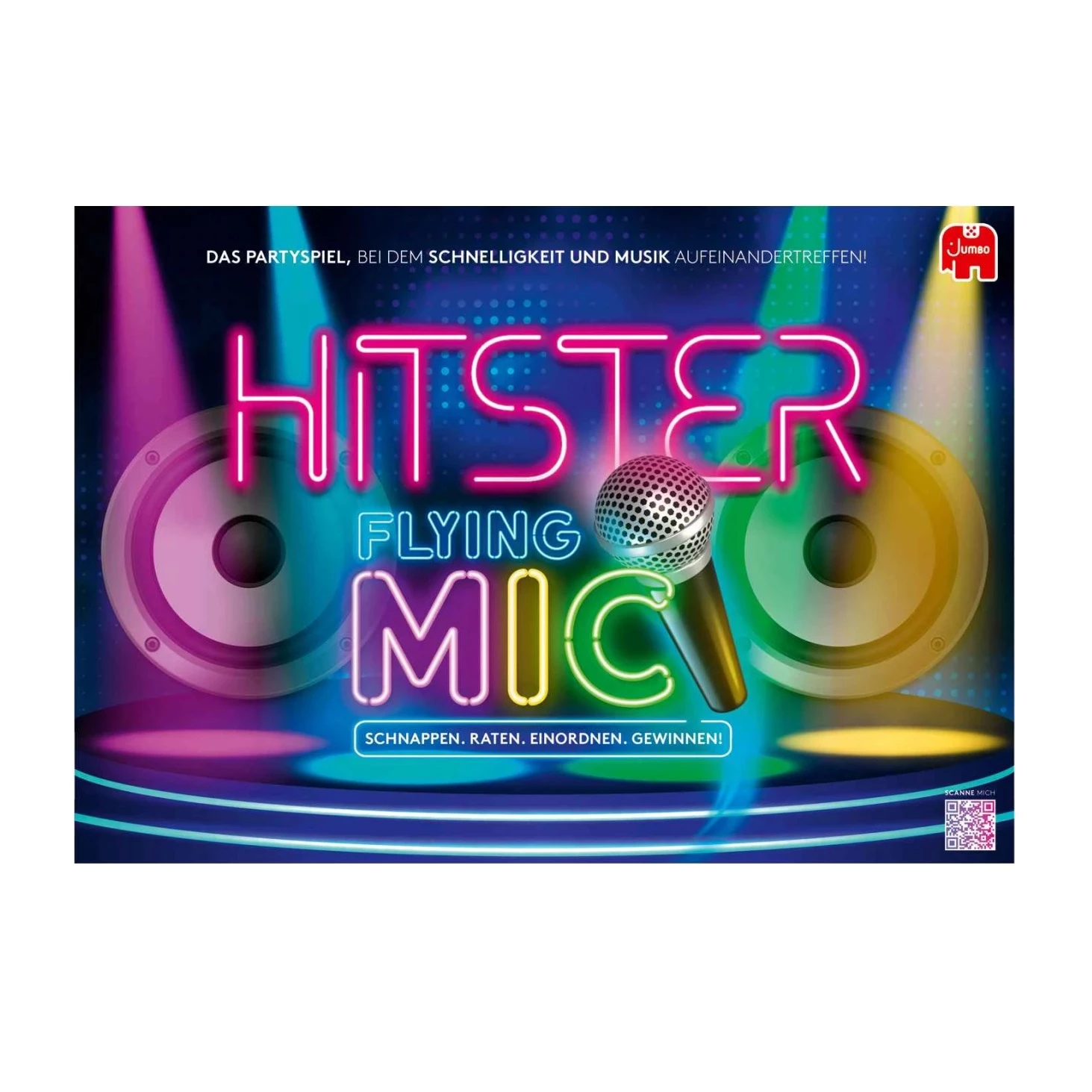 8721017608530 Hitster Flying Mic – Musik-Partyspiel von Jumbo Spiele 2
