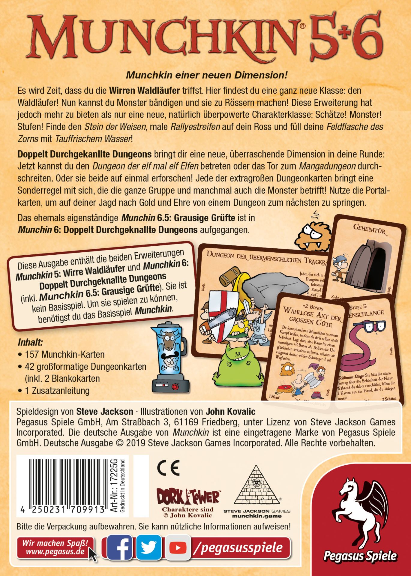 17225G Munchkin 5+6 [Erweiterung] 4