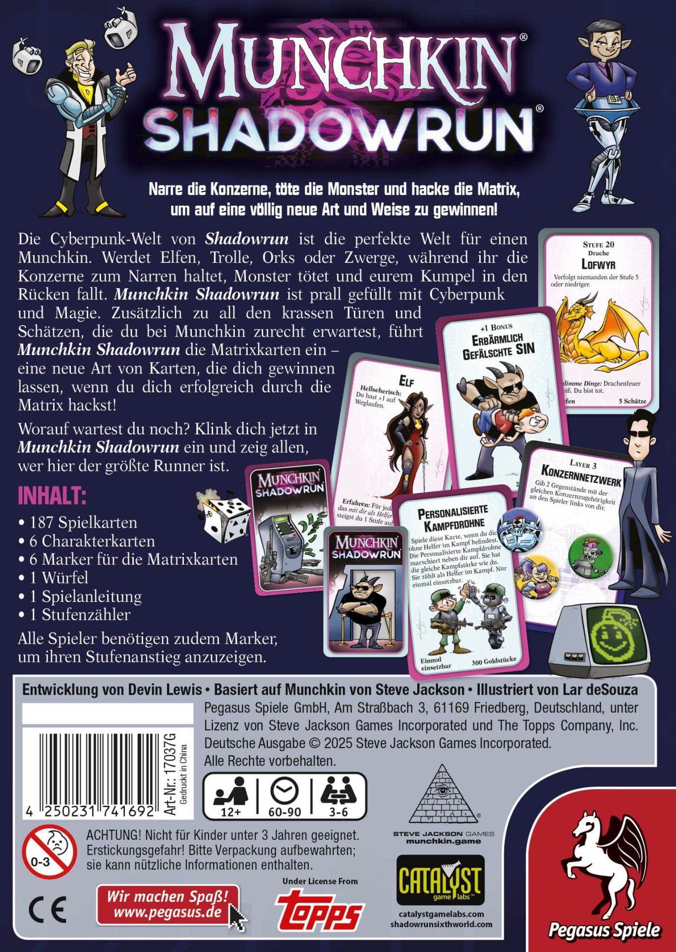 17037G Munchkin Shadowrun 4