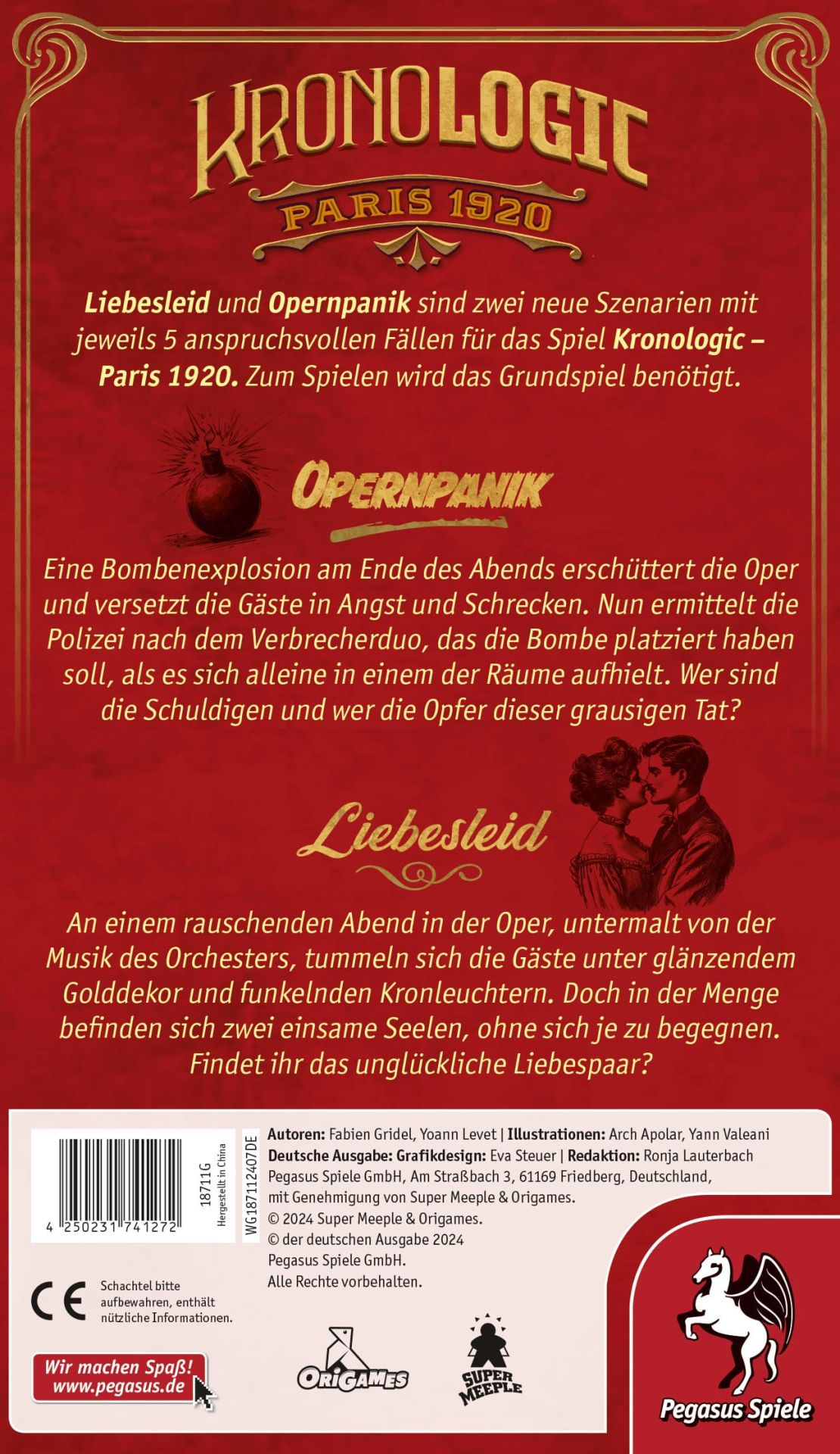 18711G Kronologic - Paris 1920: Liebesleid & Opernpanik [Erweiterung] 4