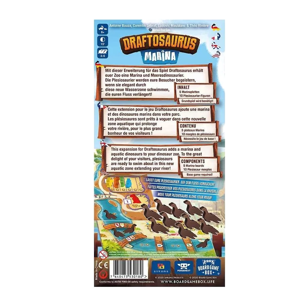 7640473530180 Draftosaurus Marina – Erweiterung von Board Game Box 1