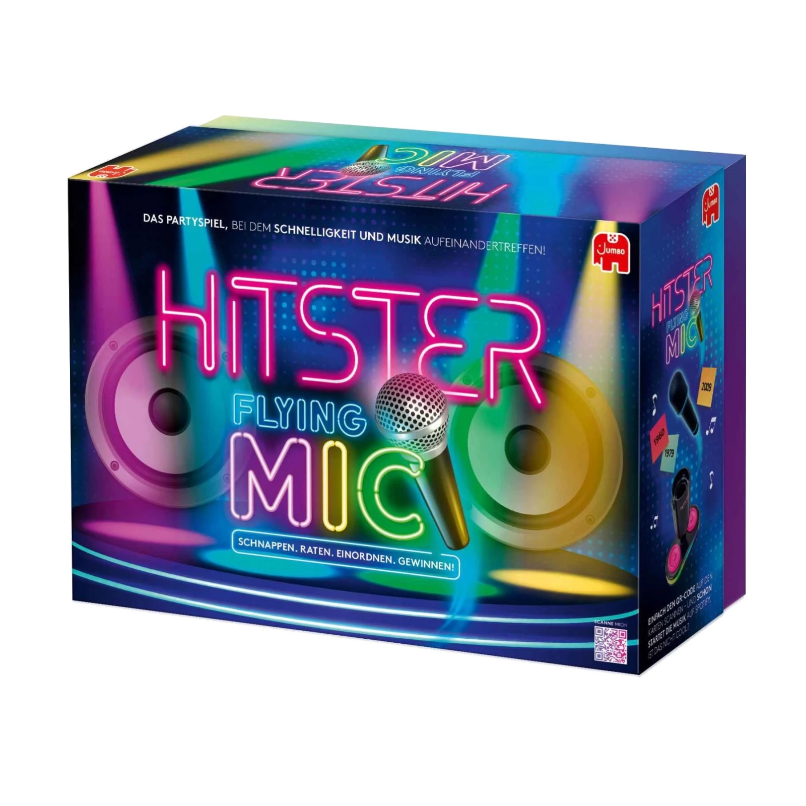 8721017608530 Hitster Flying Mic – Musik-Partyspiel von Jumbo Spiele 1