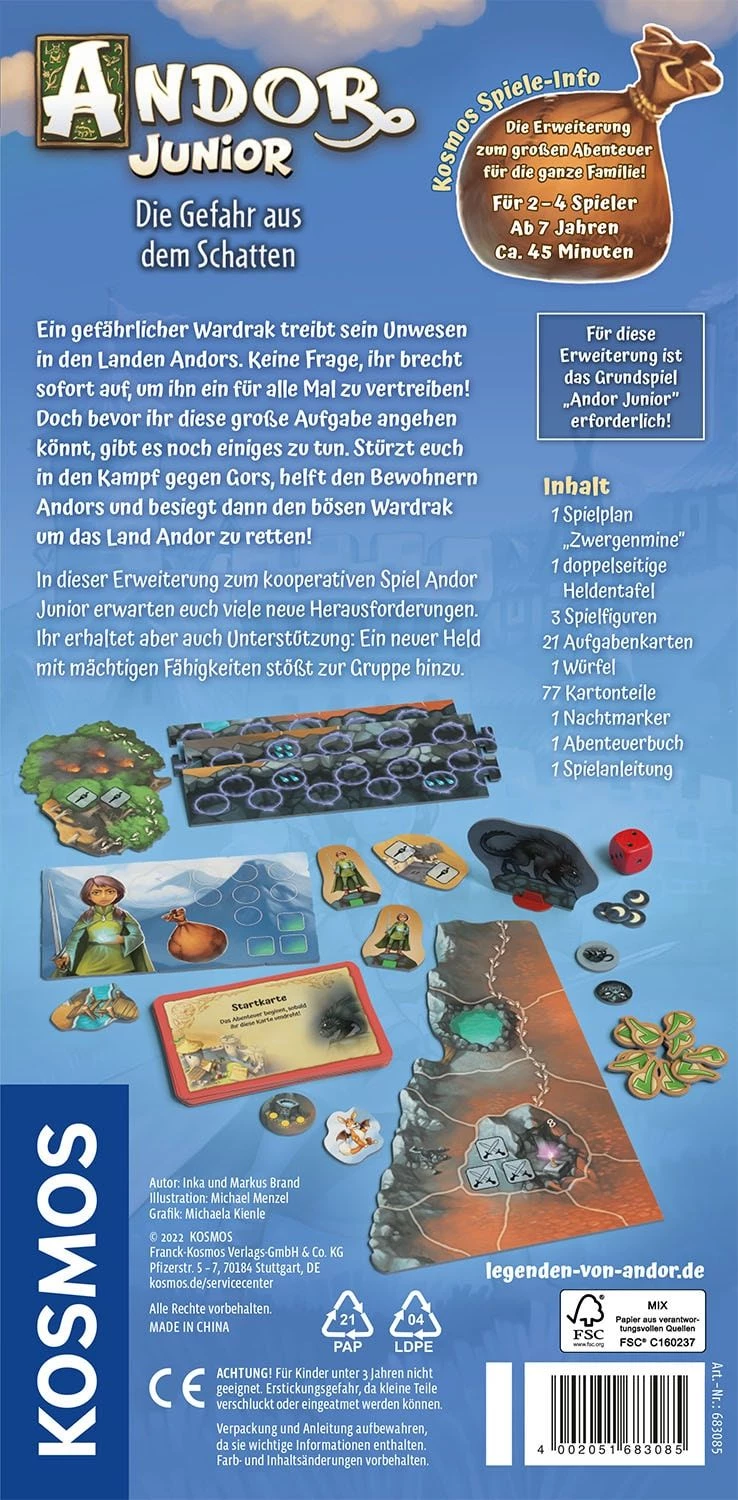 4002051683085 KOSMOS Andor Junior – Die Gefahr aus dem Schatten, Erweiterung 1