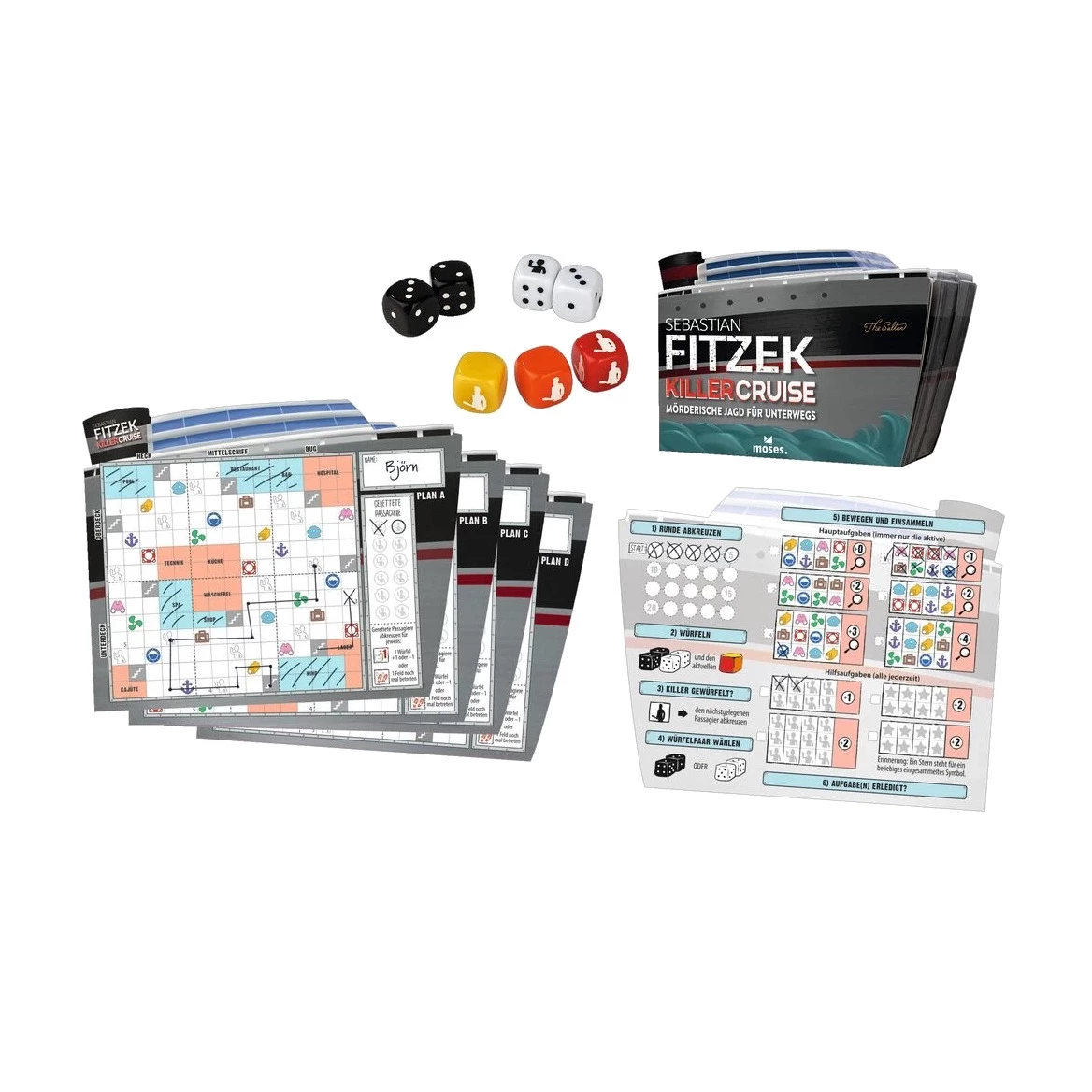 4033477901446 Moses Sebastian Fitzek Killercruise – Das Würfelspiel 1