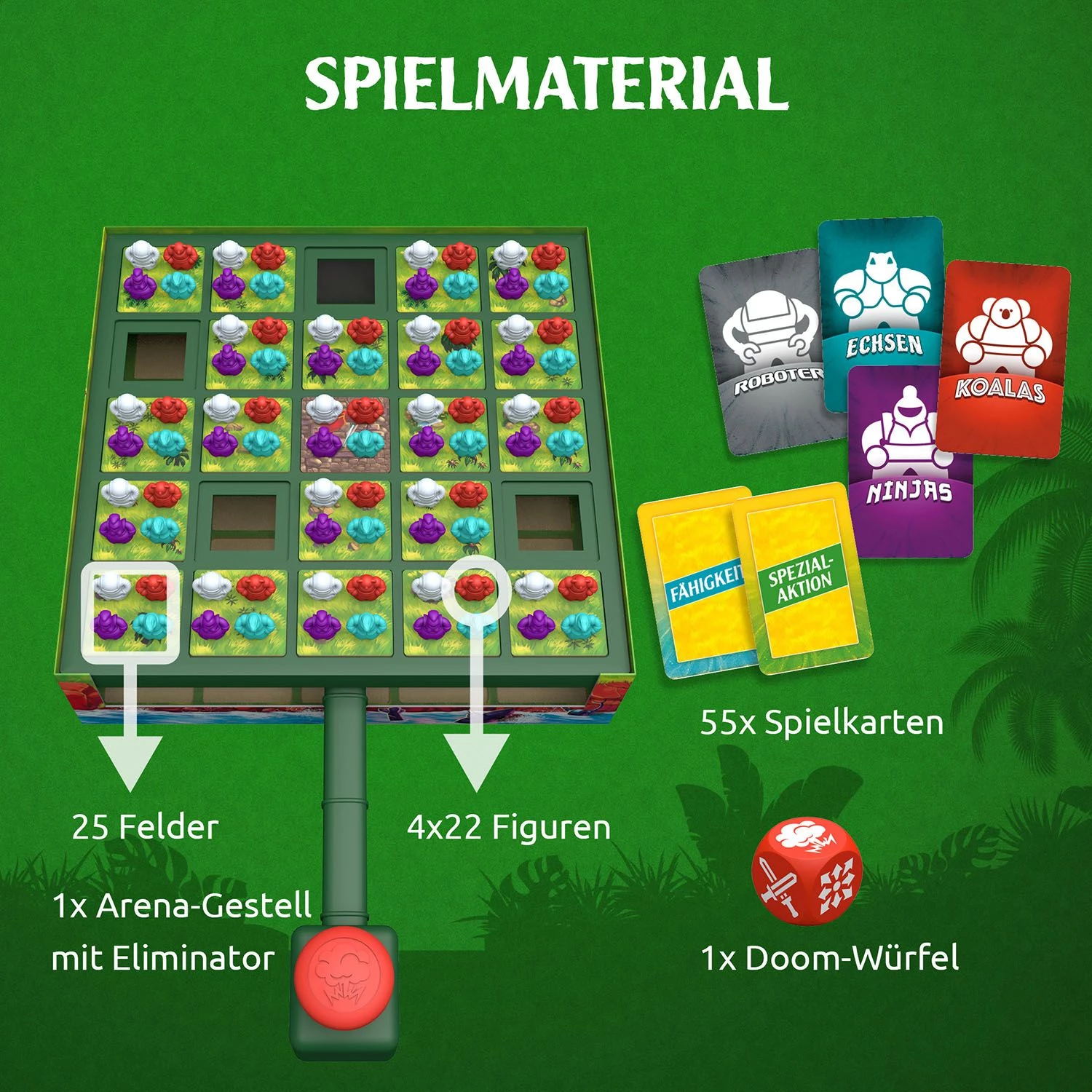 4002051684037 Kosmos Battle Royale – taktisches Familienspiel für 2–4 Personen 4